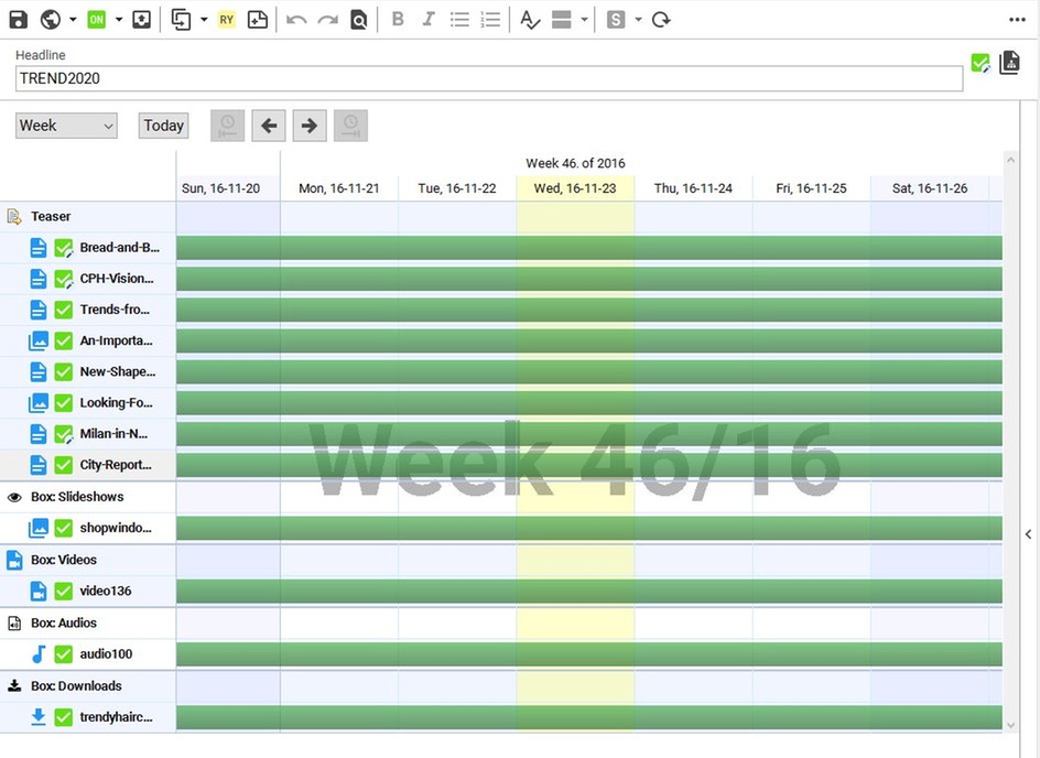 components planner