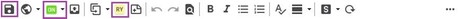 Editor Toolbar Editor Toolbar