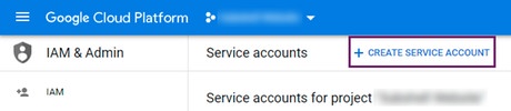 Creating a service account for a Google Cloud Platform project Creating a service account for a Google Cloud Platform project