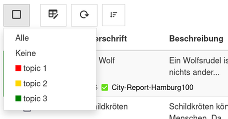 Select multiple images based on their markers Select multiple images based on their markers